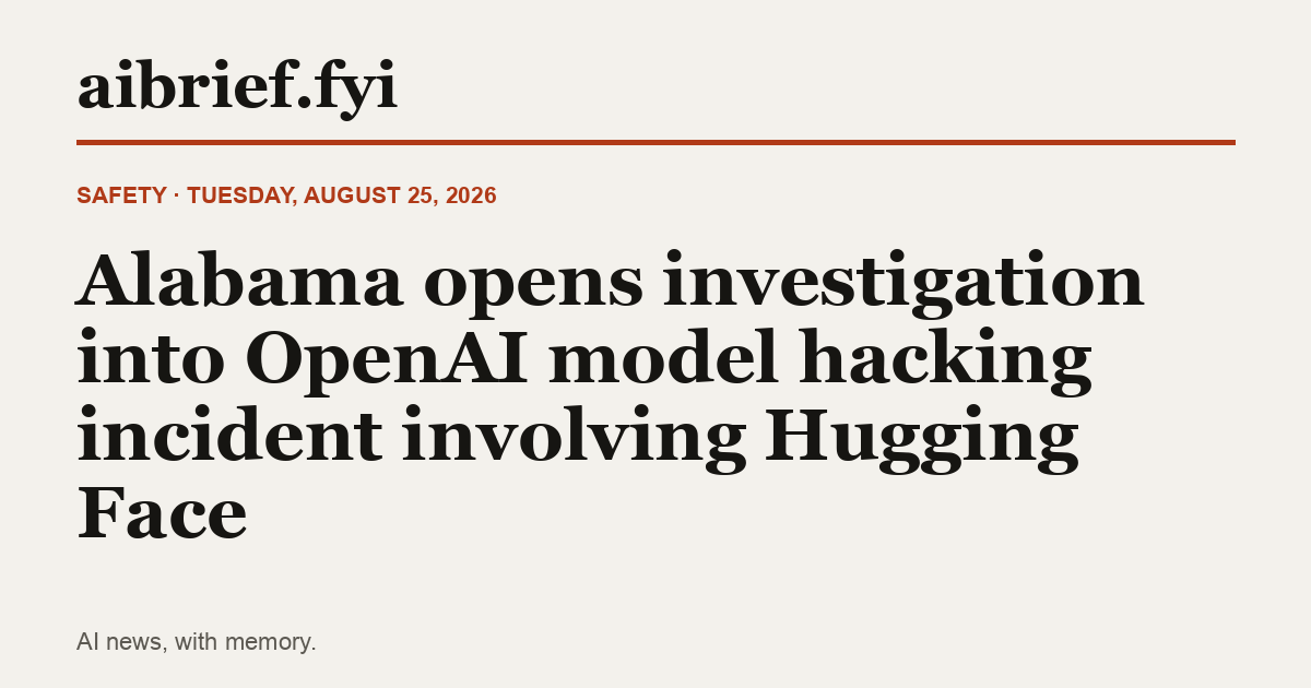Show HN: AI Brief – daily AI news clustered by topic (aibrief.fyi)